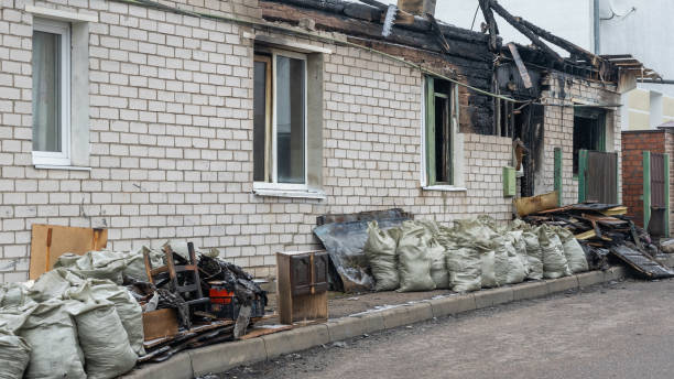 Professional Emergency Fire Cleanup technician working in Cedar Park, TX
